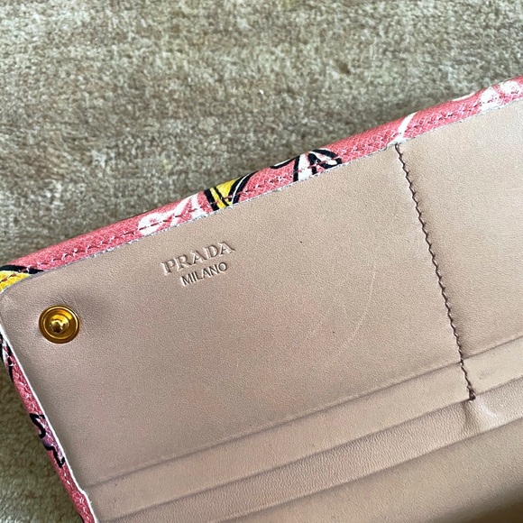 Prada long leather wallet - Picture 3 of 5